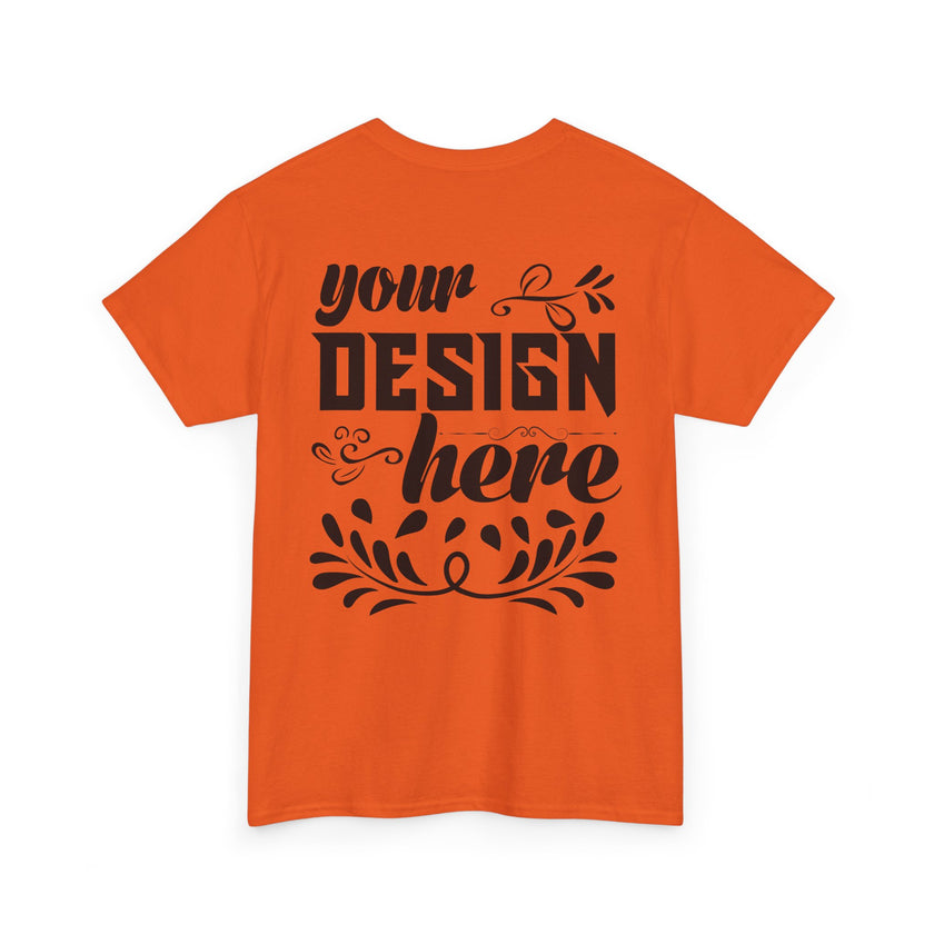 Customizable Gildan 5000 Unisex Heavy Cotton T-Shirt Classic Fit