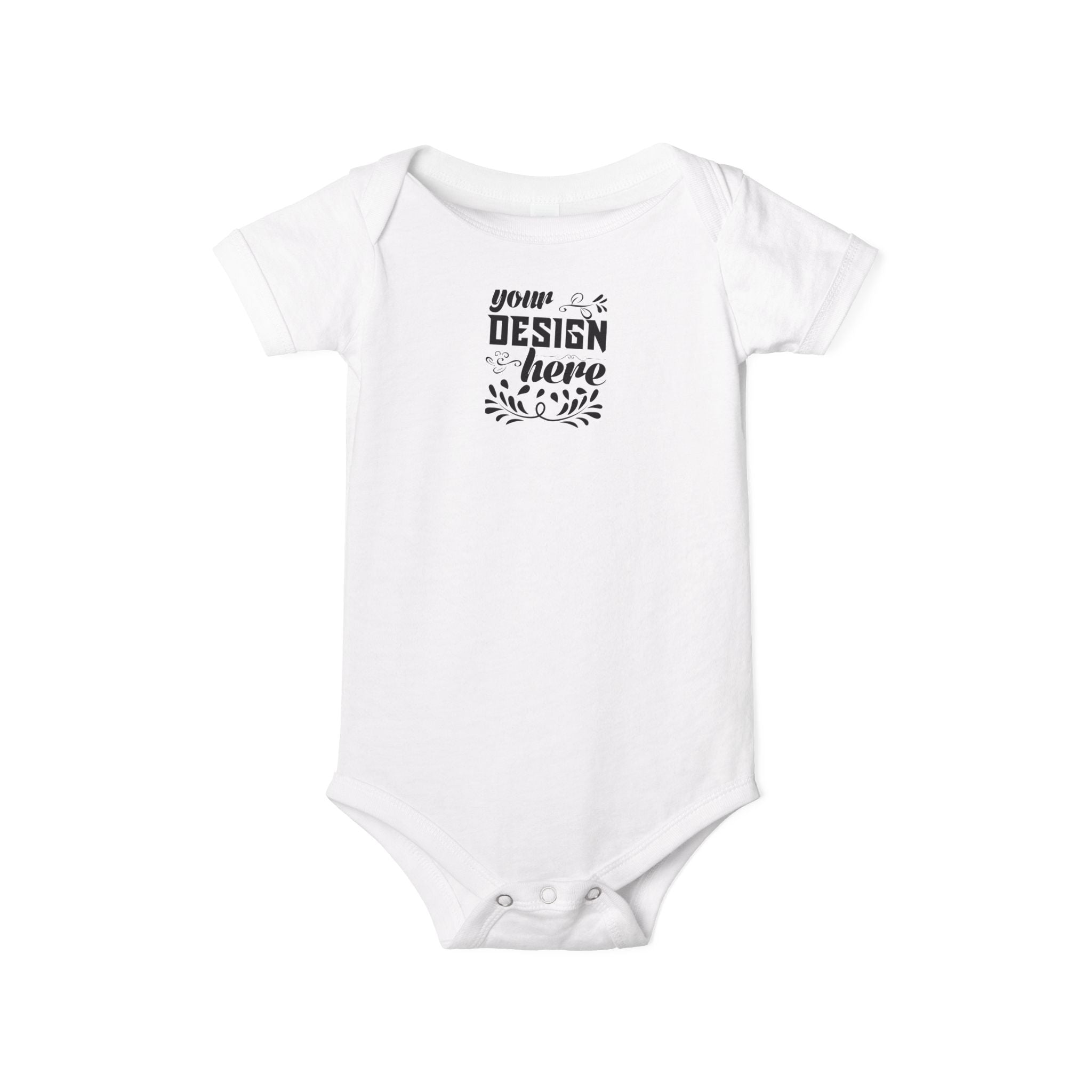 Customizable Bella+Canvas 100B Infant Jersey One Piece Bodysuit
