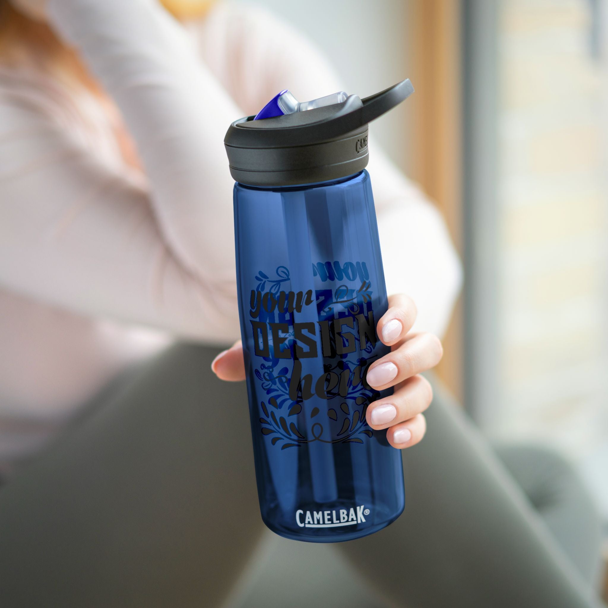 Customizable CamelBak Eddy Water Bottle 20oz or 25oz Tritan Copolyester