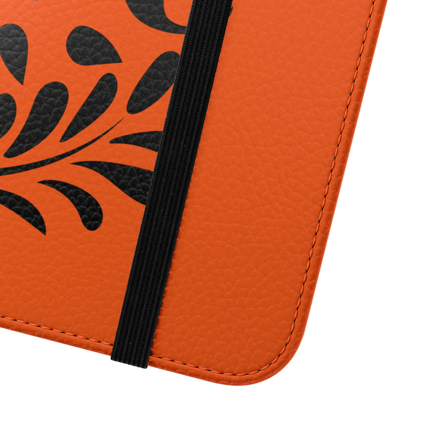 Customizable Flip Folio Phone Case With Card Slots Stand And Elastic Strap