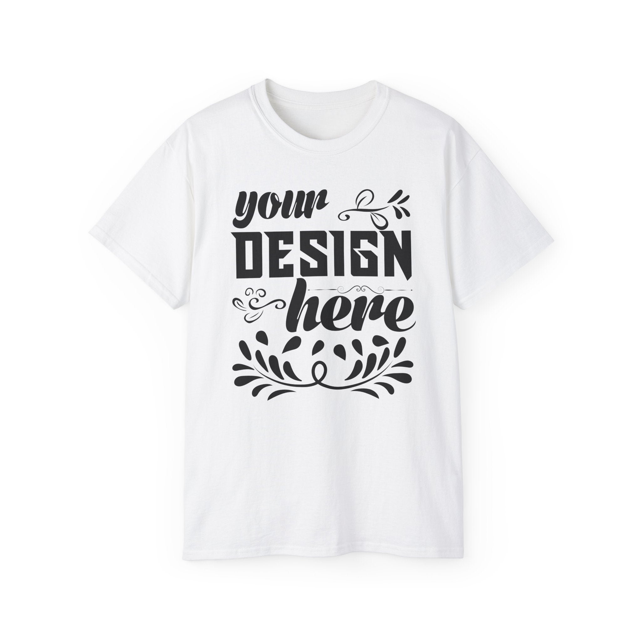 Customizable Gildan 2000 Unisex Ultra Cotton Crew Neck T-Shirt