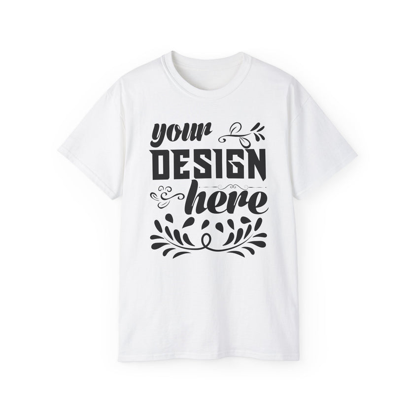 Customizable Gildan 2000 Unisex Ultra Cotton Crew Neck T-Shirt