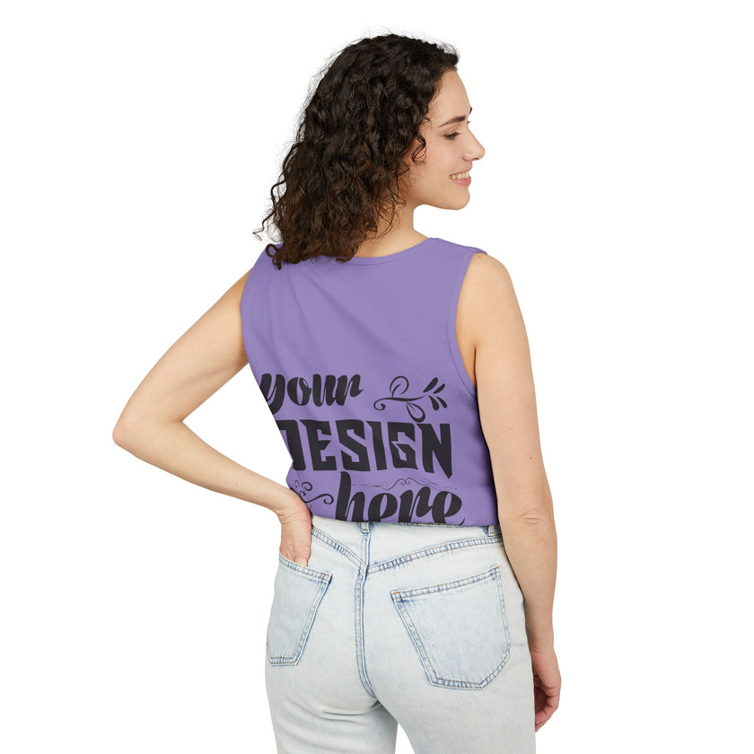 Customizable  Comfort Colors 9360  Unisex Garment Dyed Tank Top