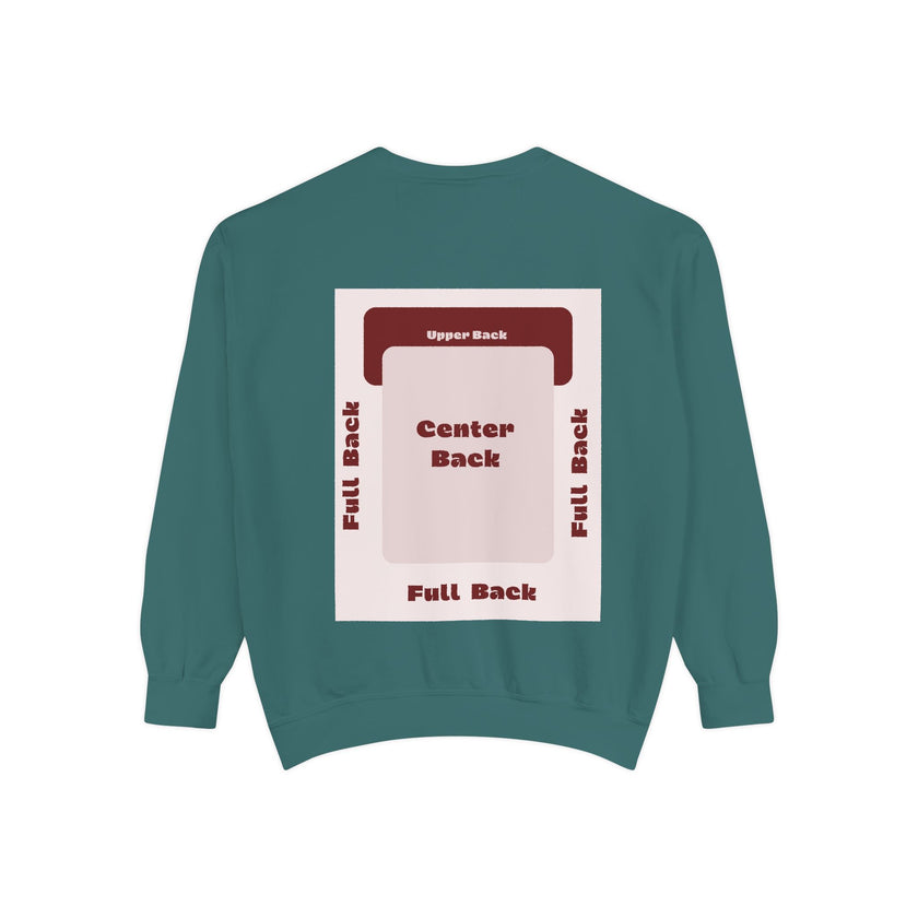 Customizable Comfort Colors 1566 Unisex Garment Dyed Sweatshirt DTG Custom Design