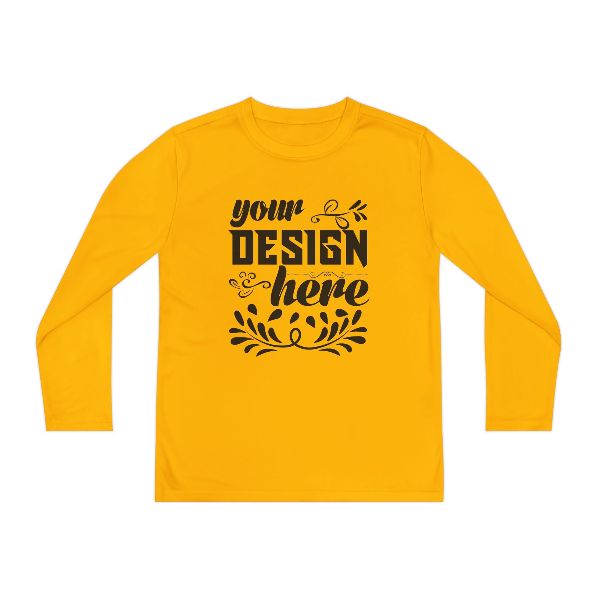 Customizable Sport Tek YST350LS Youth Long Sleeve Competitor Tee