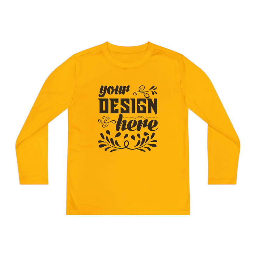 Customizable Sport Tek YST350LS Youth Long Sleeve Competitor Tee