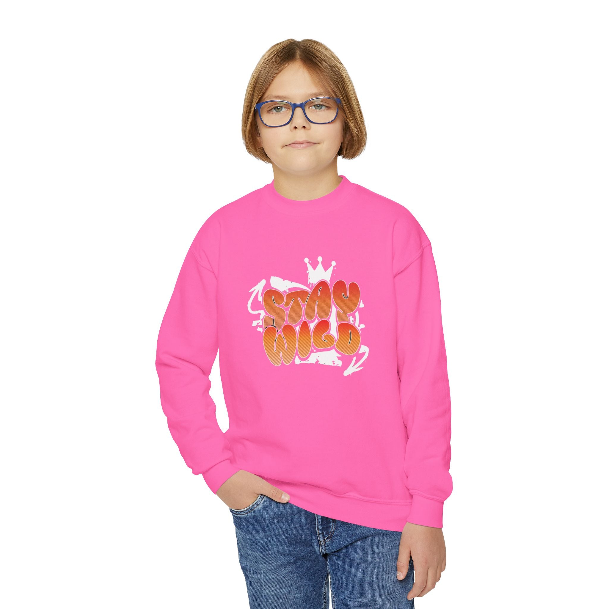 Gildan 18000B Unisex Youth Crewneck Sweatshirt | 