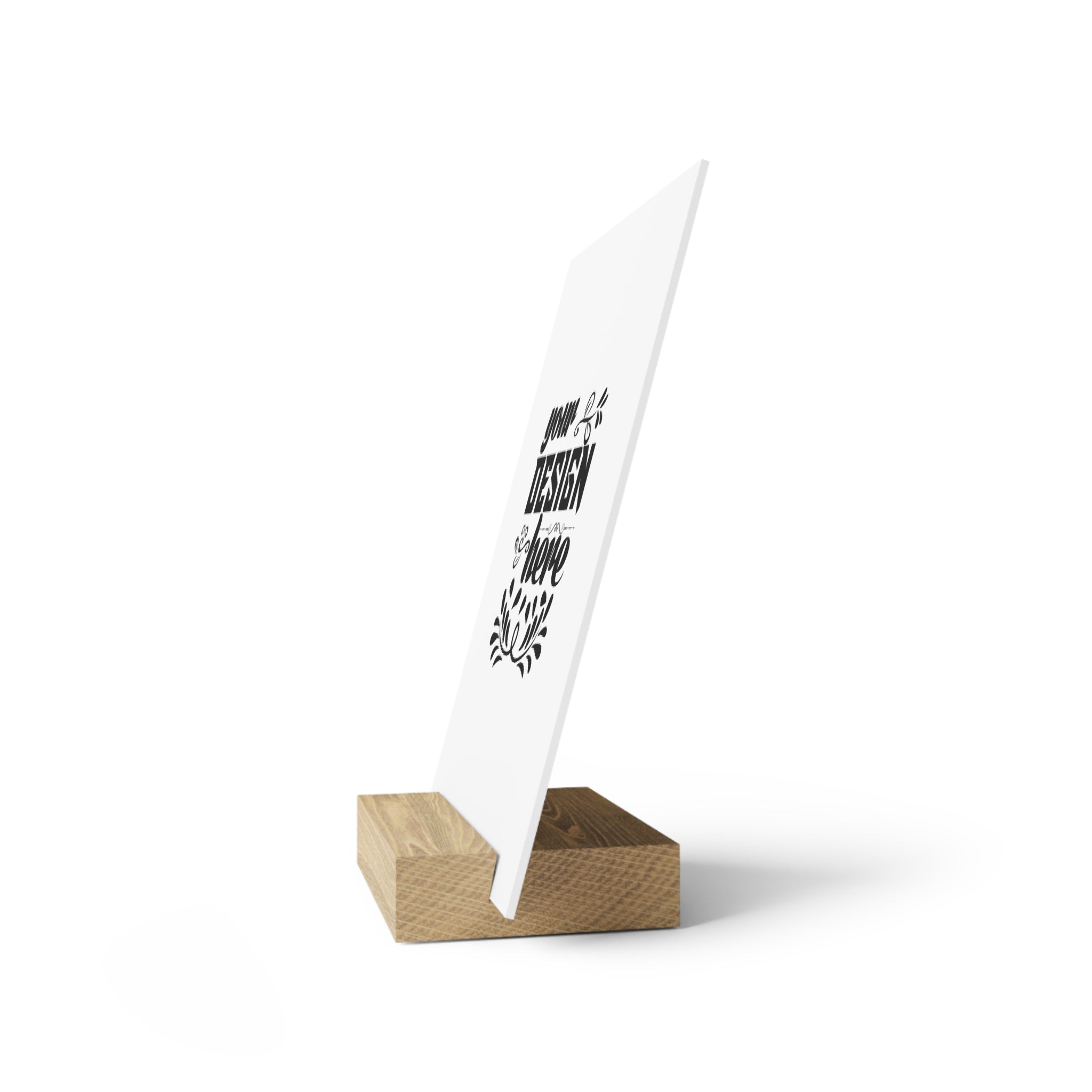 Customizable Gallery Board with Wooden Stand 1.8mm Giclée Print