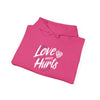 Gildan 18500 Unisex  Hooded Sweatshirt | Love Never Hurts Graphic Print
