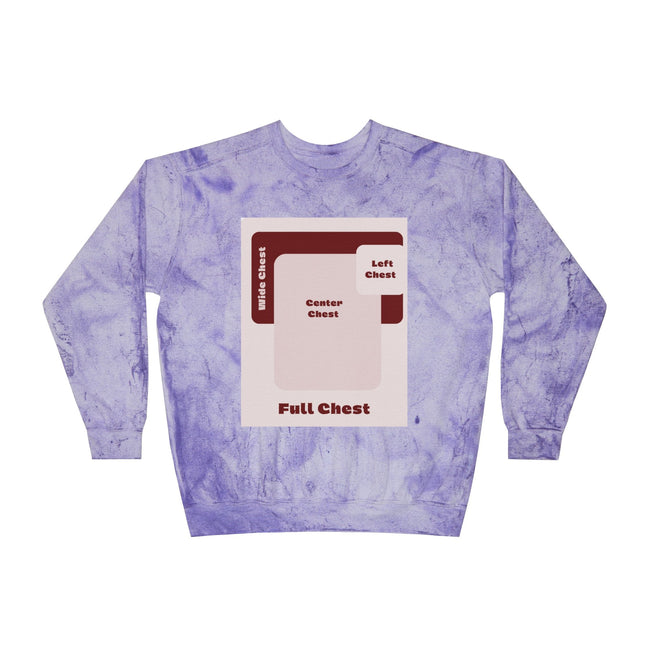 Customizable Comfort Colors 1545 Unisex Color Blast Crewneck Sweatshirt