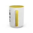 Customizable Glossy Ceramic Accent Mug 11oz and 15oz