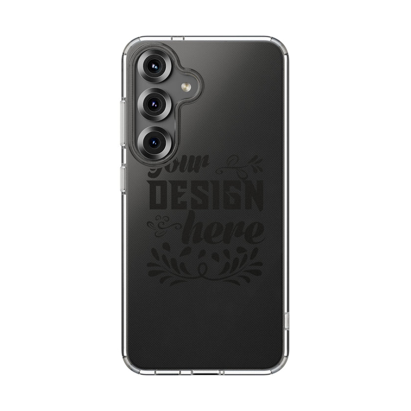 Customizable Clear Impact Resistant Phone Case With TPU Sides Wireless Ready