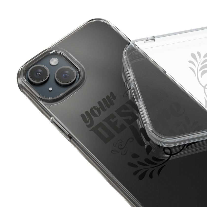Customizable Clear Impact Resistant Phone Case With TPU Sides Wireless Ready