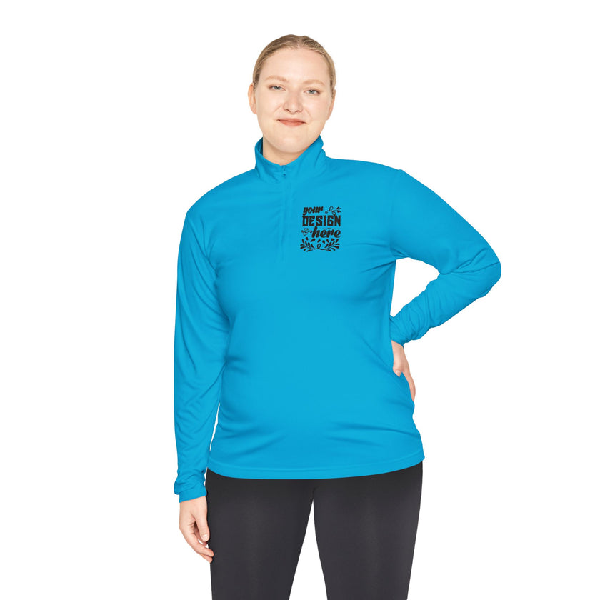 Customizable Sport Tek ST357 Unisex Lightweight Polyester Quarter Zip Pullover