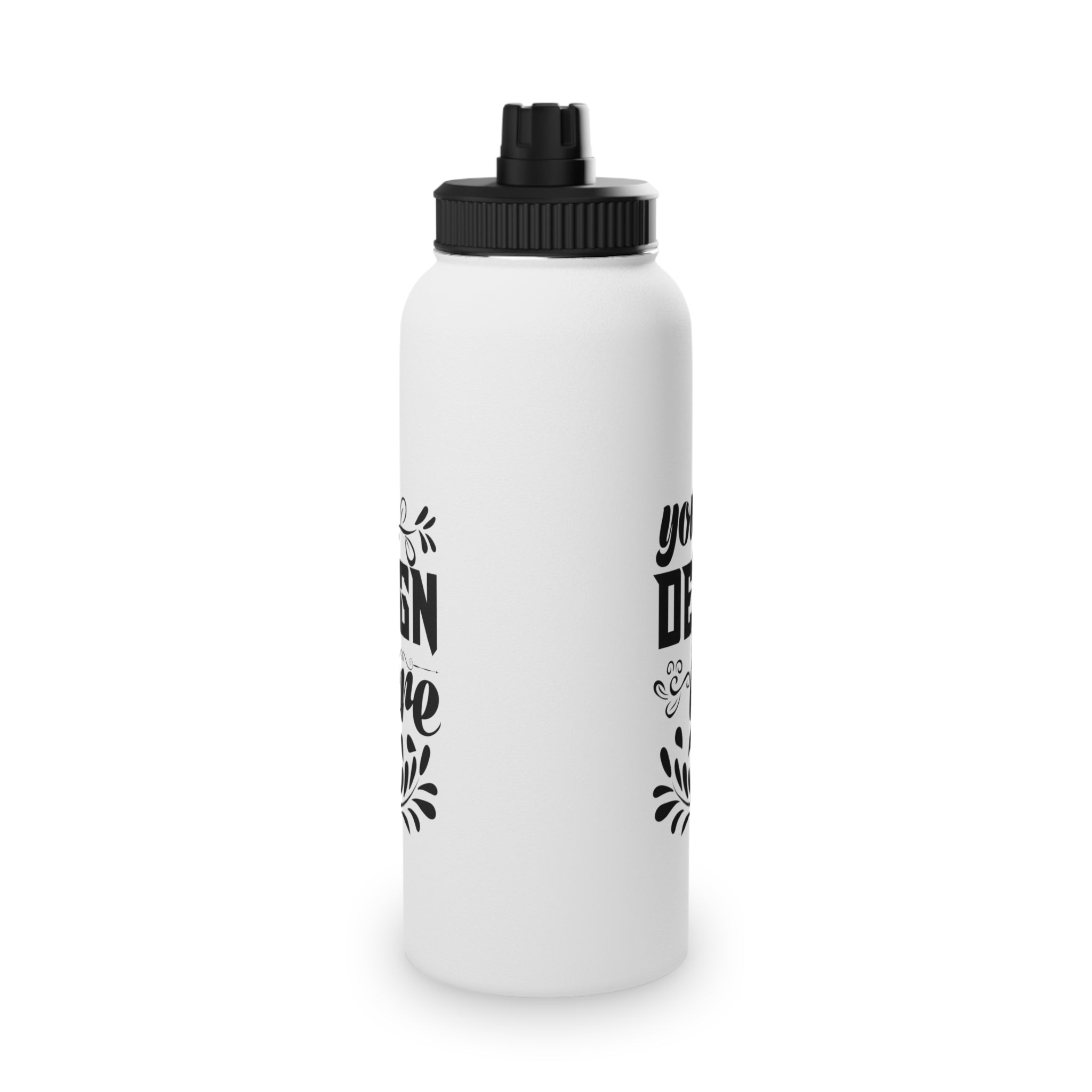 Customizable Stainless Steel Water Bottle with Sports Lid in Three Sizes