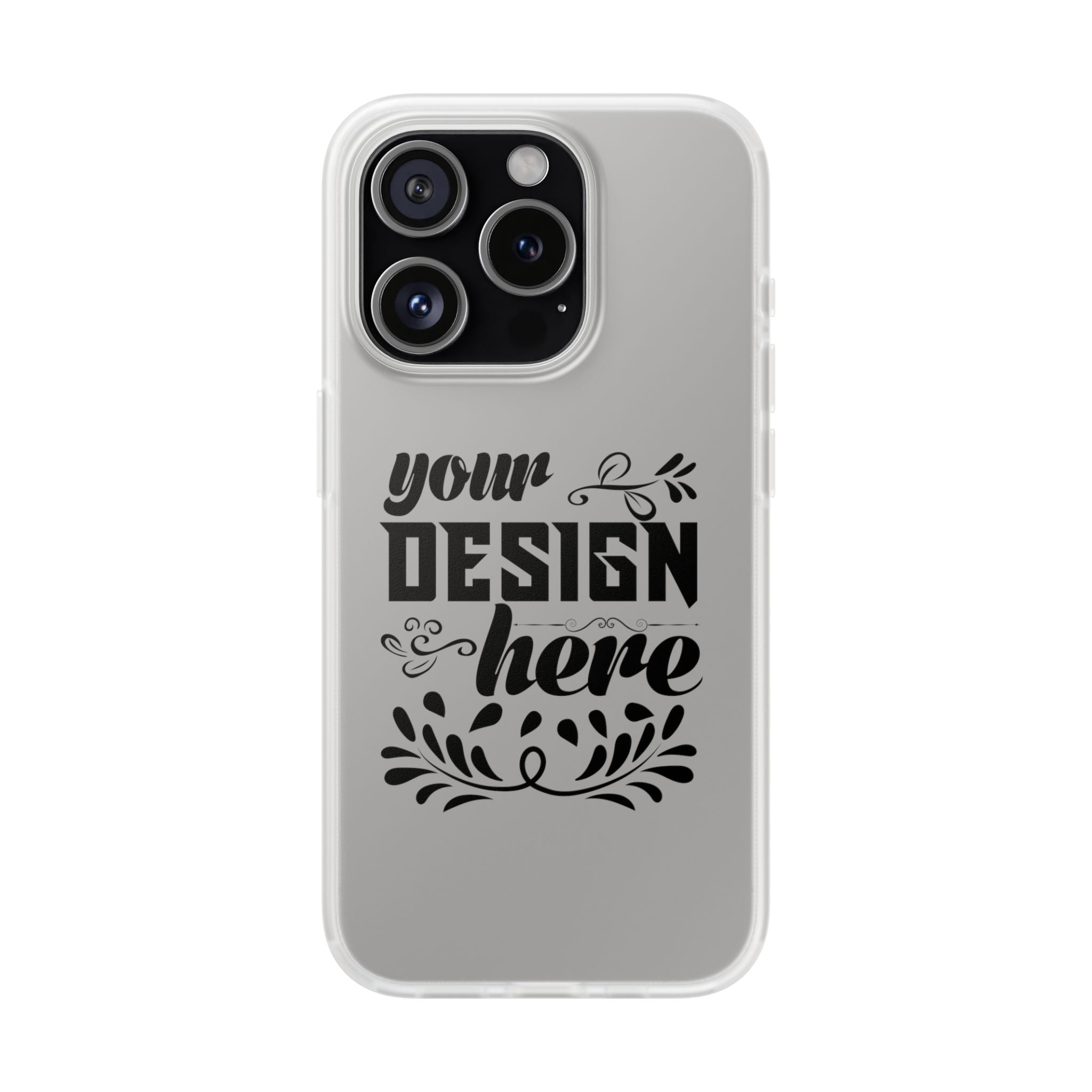 Customizable Flexi TPU Phone Case Slim Matte Protective Cover