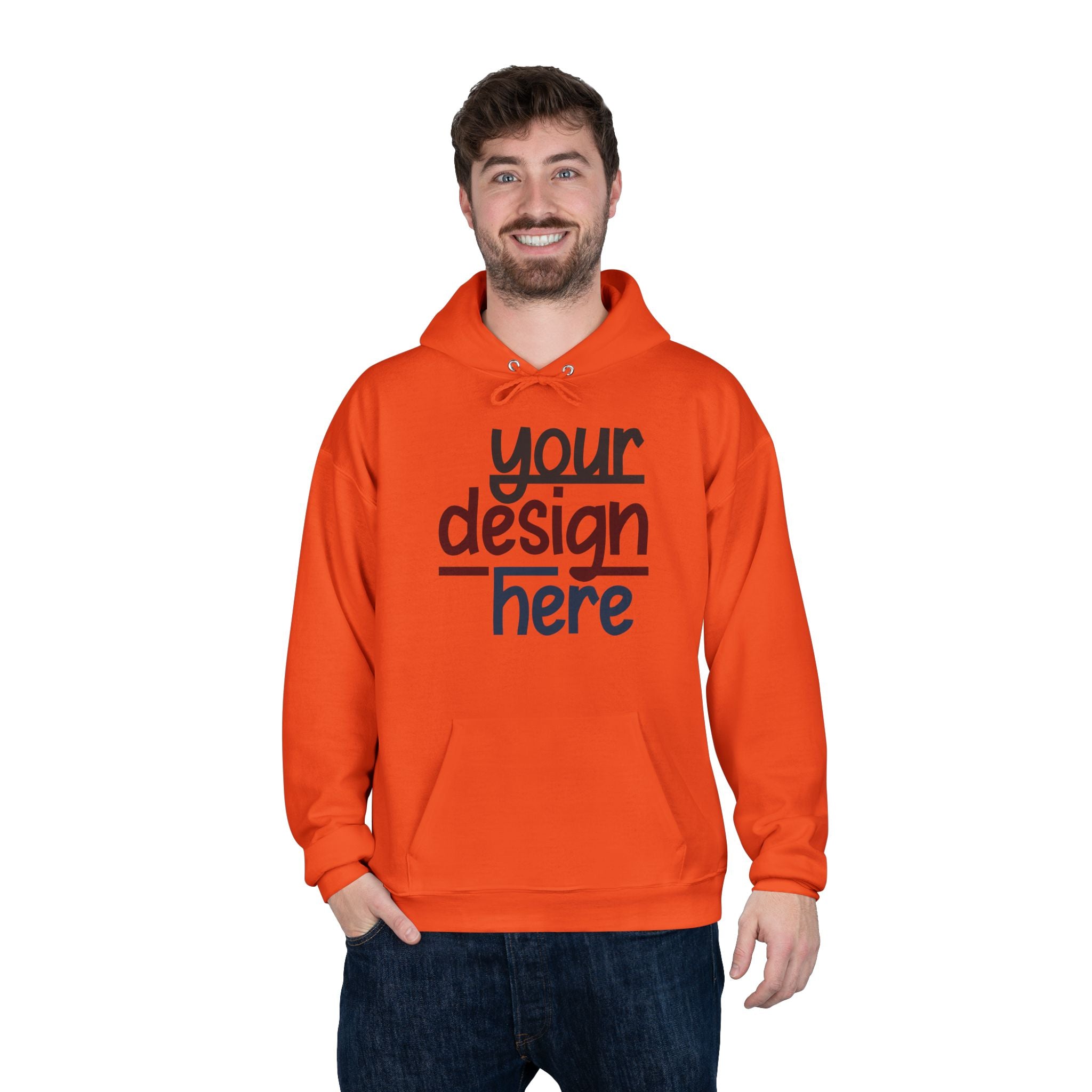 Customizable Hanes P170 EcoSmart Unisex Pullover Hoodie