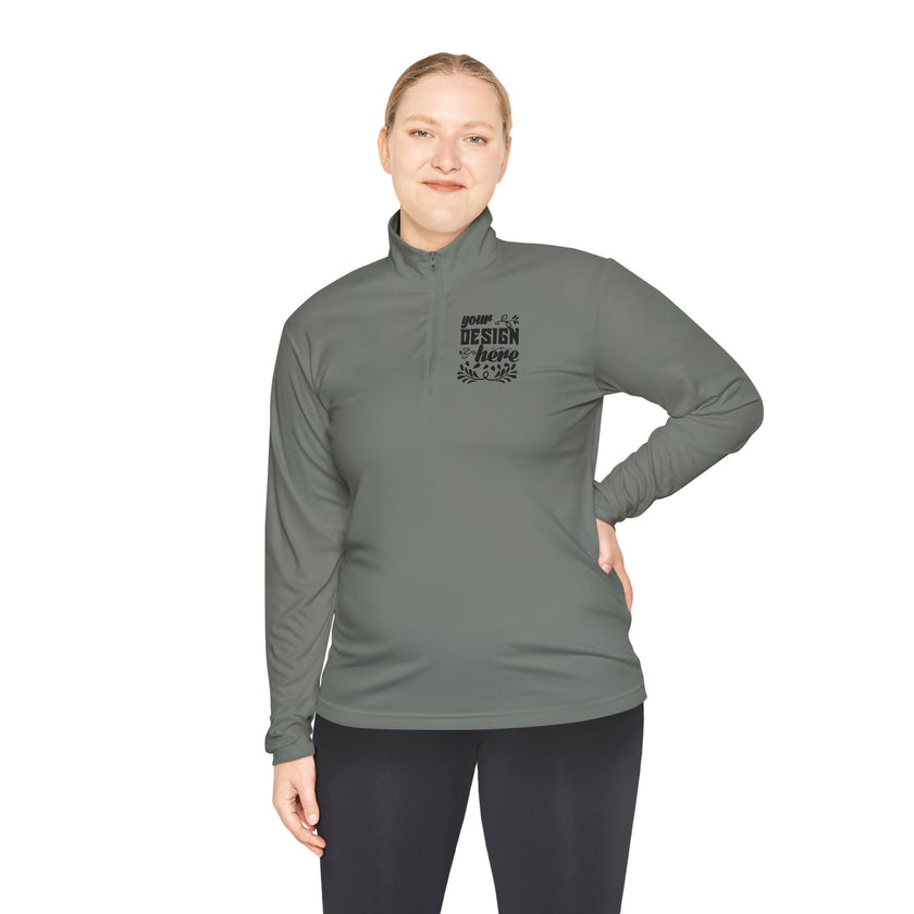 Customizable Sport Tek ST357 Unisex Lightweight Polyester Quarter Zip Pullover