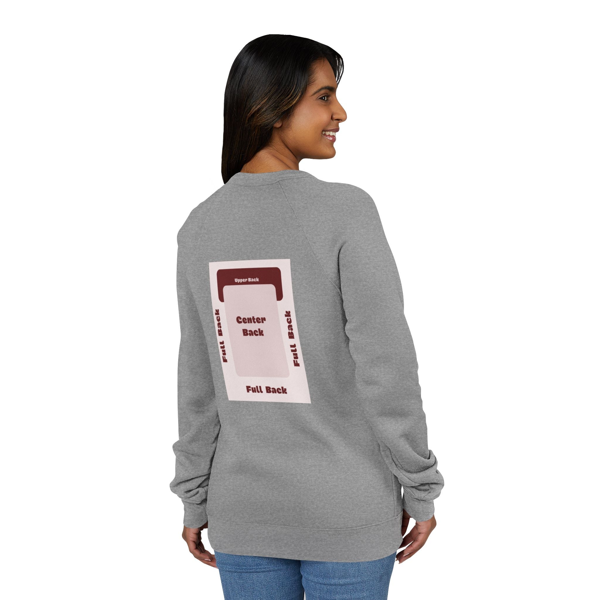 Customizable Bella+Canvas 3901 Unisex Fleece Raglan Sweatshirt