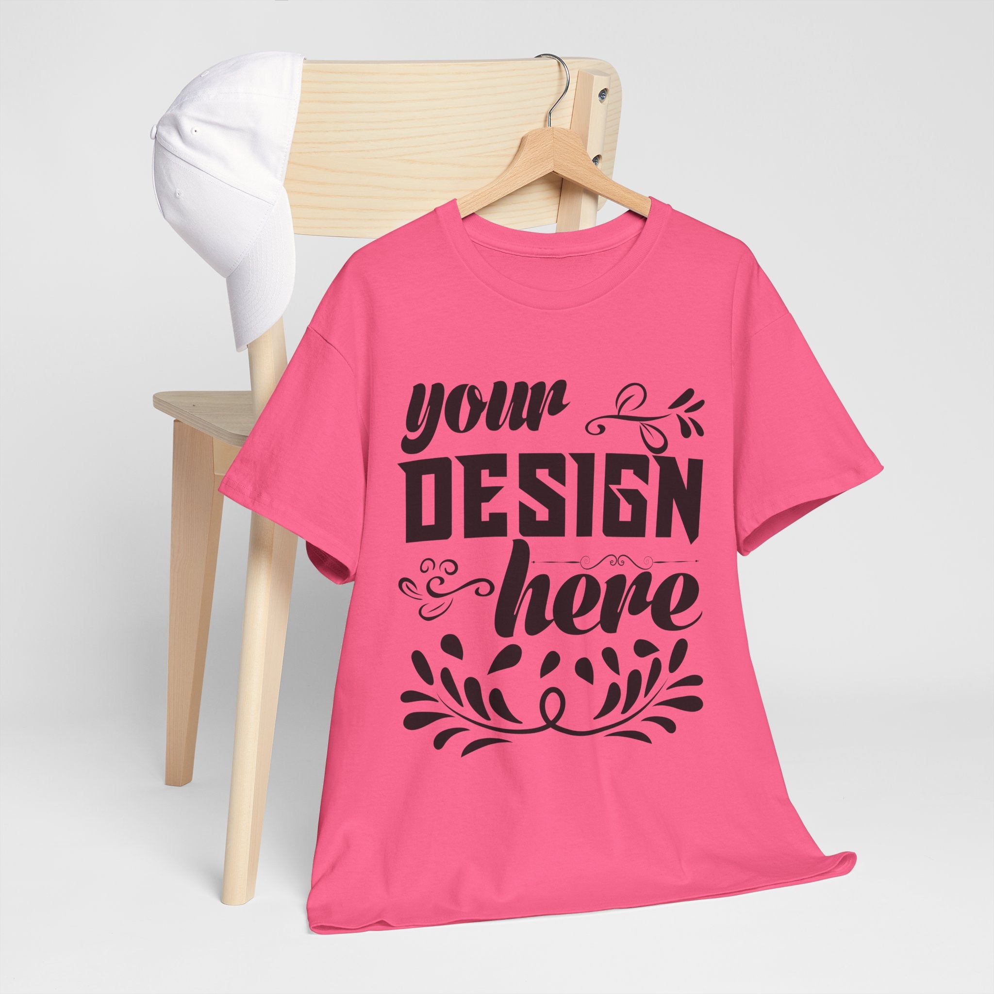 Customizable Gildan 5000 Unisex Heavy Cotton T-Shirt Classic Fit