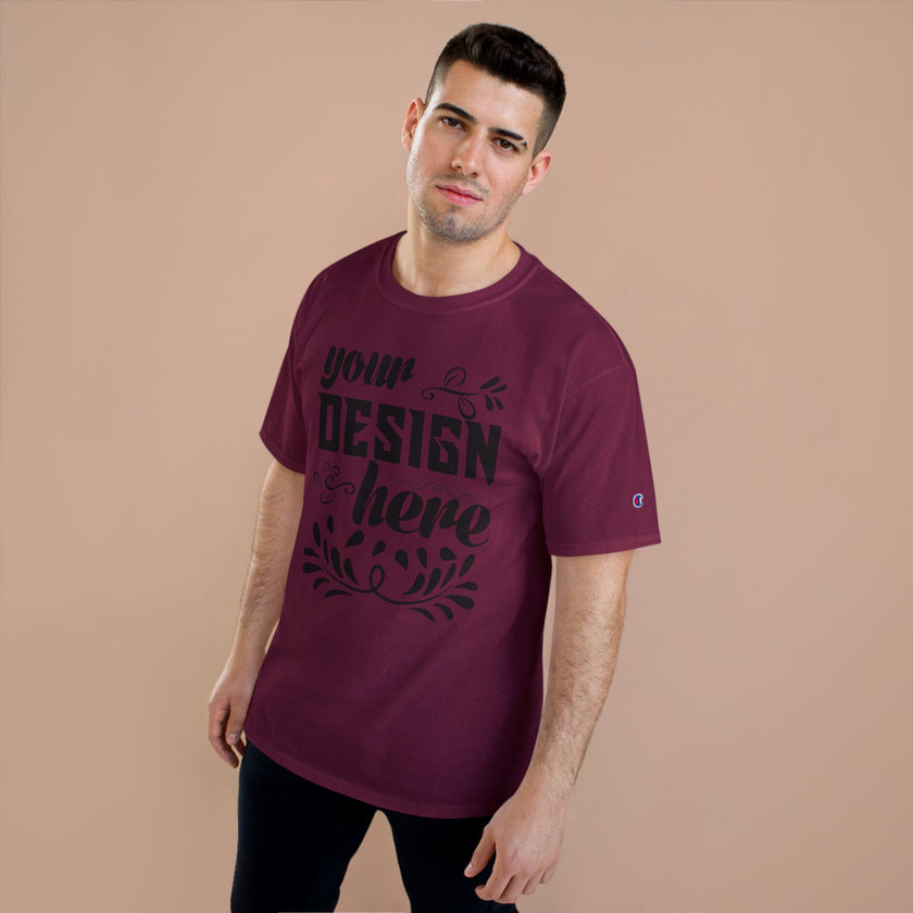 Customizable Champion T425 Unisex Cotton T-Shirt Classic Fit