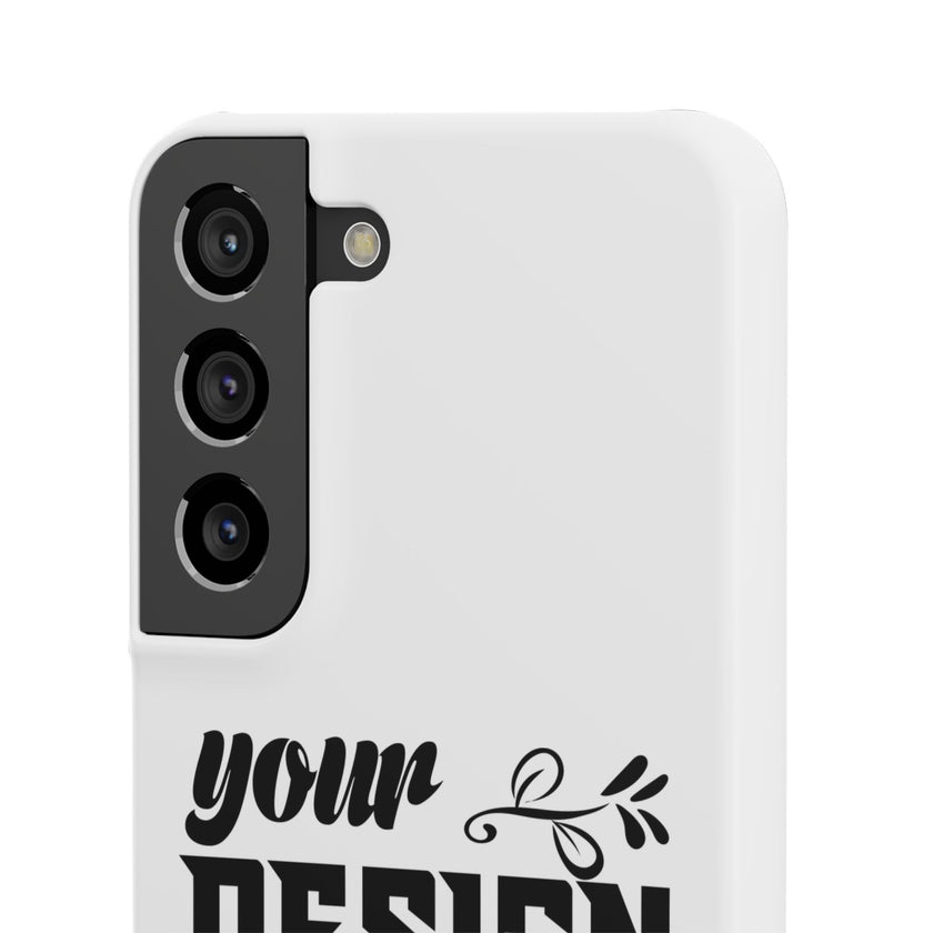 Customizable Snap Phone Case Slim Lightweight Polycarbonate Gloss Or Matte