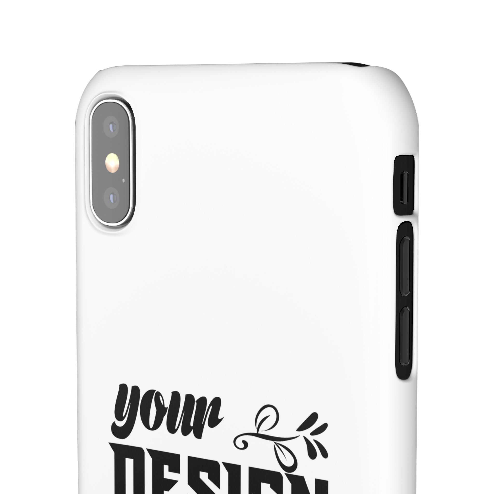 Customizable Snap Phone Case Slim Lightweight Polycarbonate Gloss Or Matte