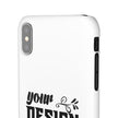 Customizable Snap Phone Case Slim Lightweight Polycarbonate Gloss Or Matte
