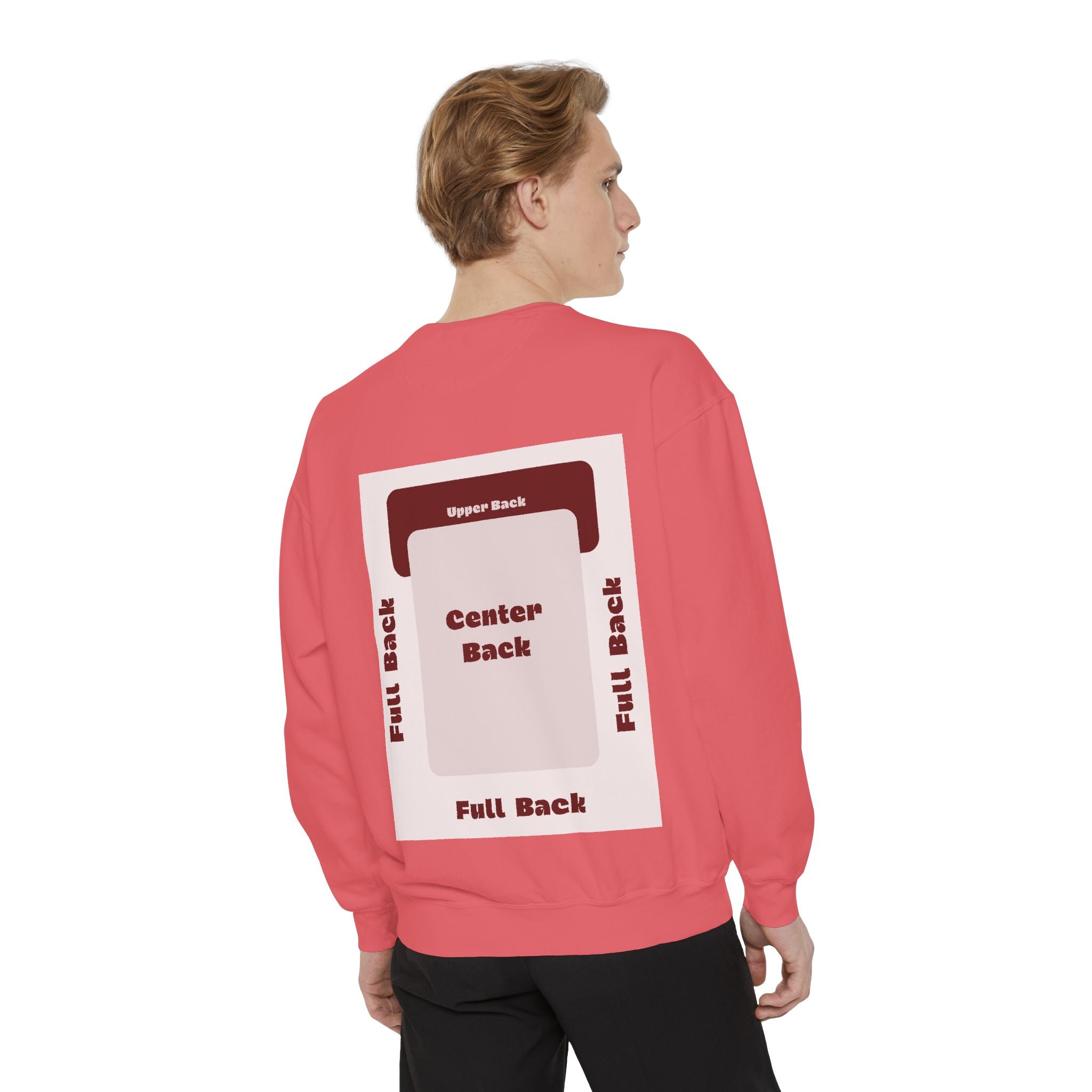 Customizable Comfort Colors 1566 Unisex Garment Dyed Sweatshirt DTG Custom Design