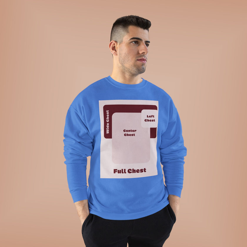 Customizable Unisex Hanes P160 EcoSmart  Crewneck Sweatshirt