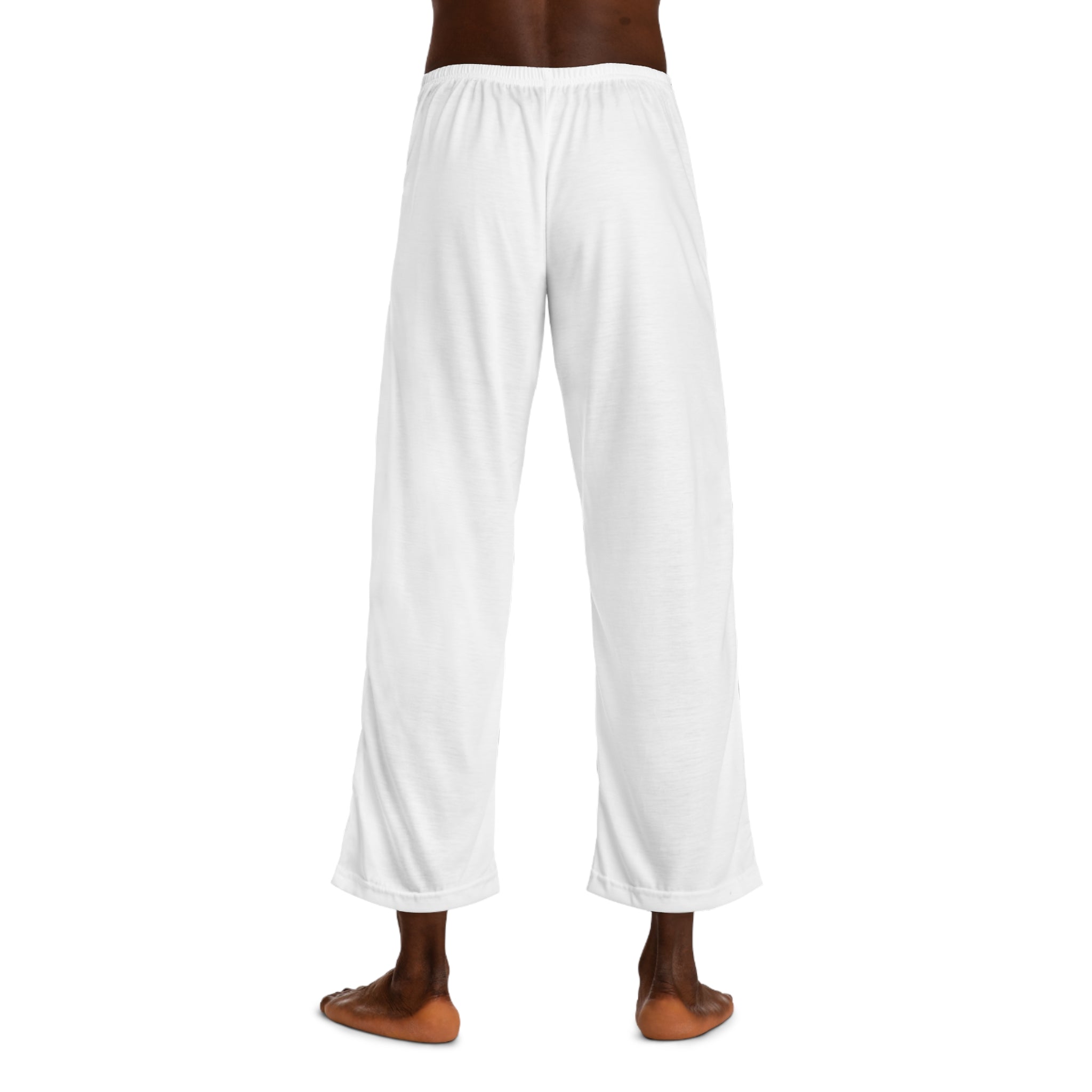 Customizable Men’s Lightweight Relaxed Fit Polyester Pajama Pants AOP