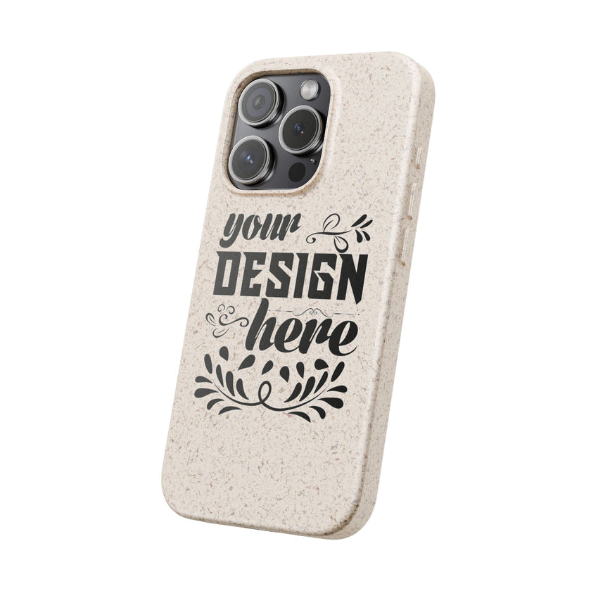 Customizable Biodegradable Phone Case Matte Finish Wireless Charging