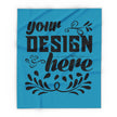 Customizable Arctic Fleece Blanket 315gsm One Sided Print 3 Sizes
