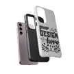 Customizable Tough Dual Layer Phone Case Polycarbonate TPU Liner Protective