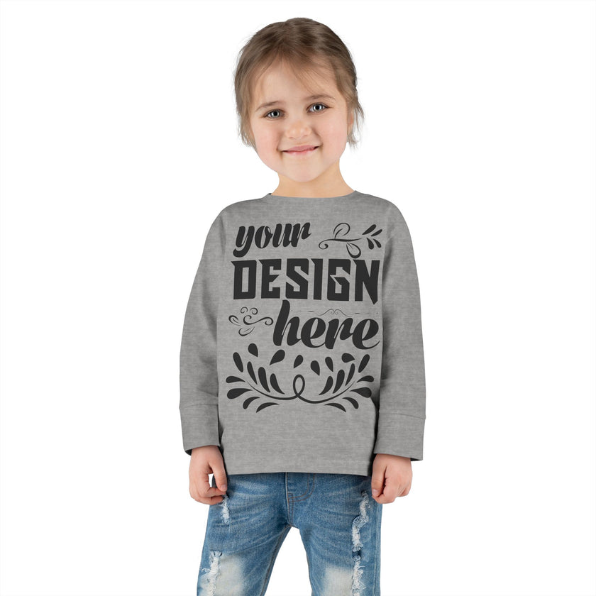 Customizable Rabbit Skins 3302 Toddler Long Sleeve T-Shirt