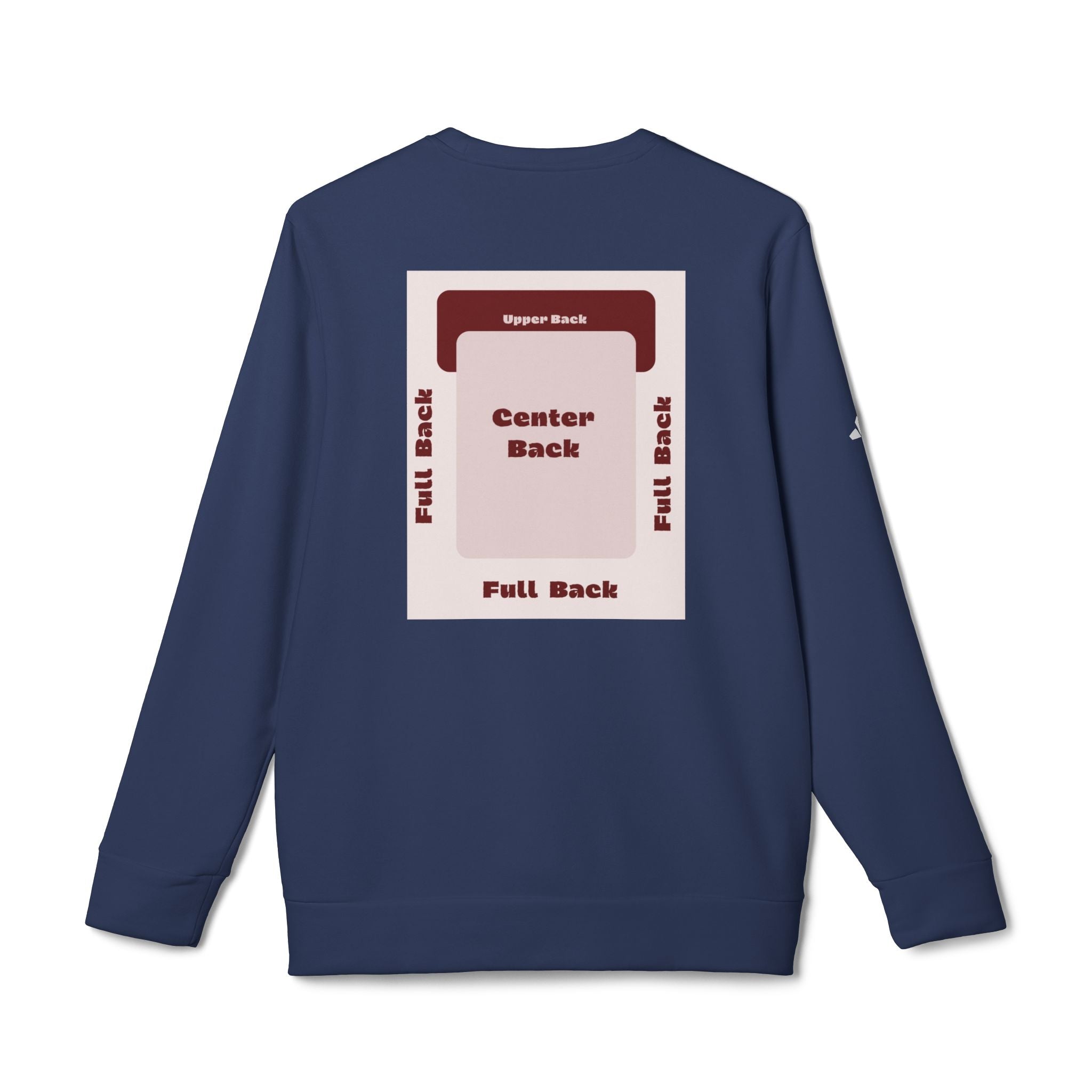 Customizable Adidas A434 Unisex Fleece Crewneck Sweatshirt