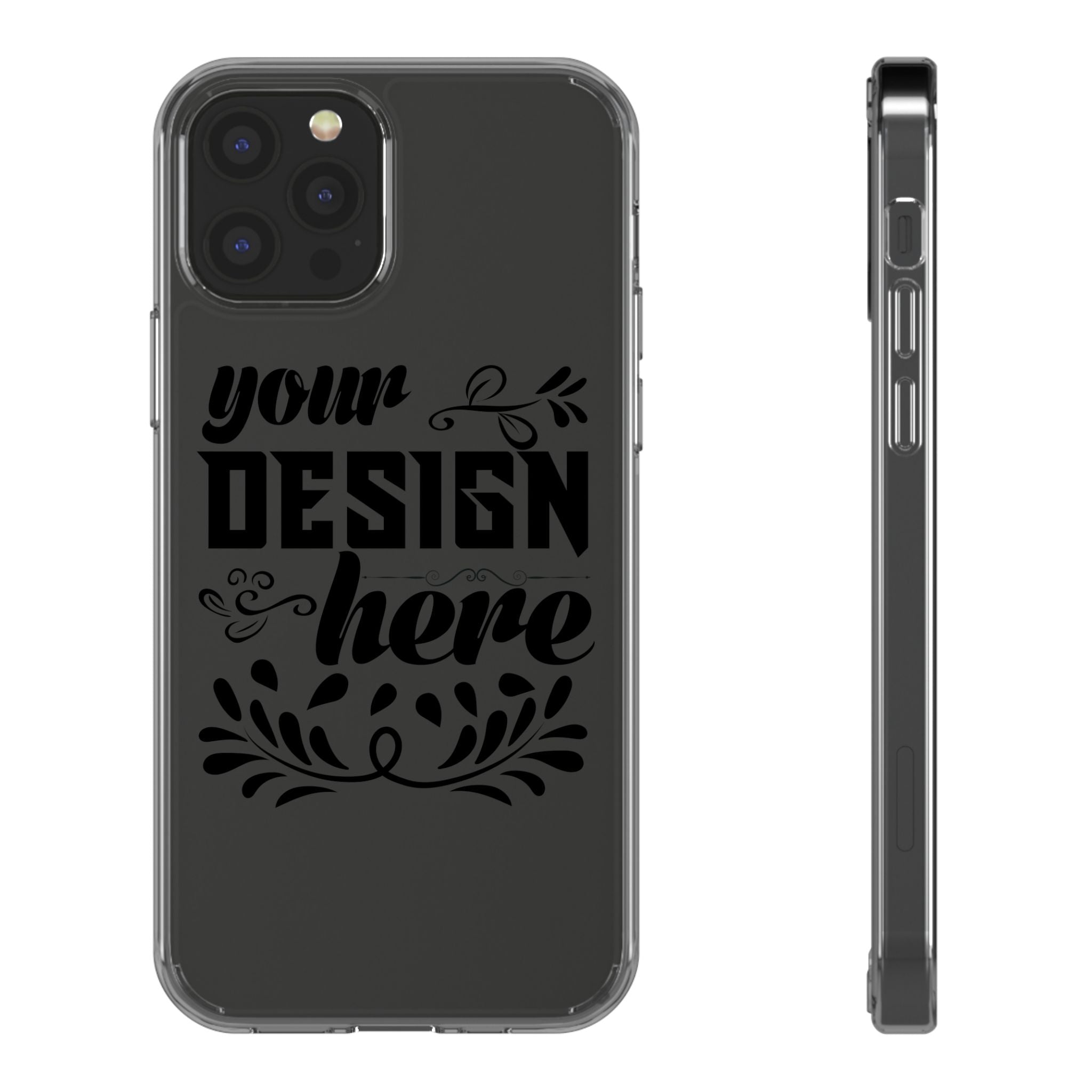 Customizable Clear Phone Case Slim Lightweight Scratch Resistant Protection