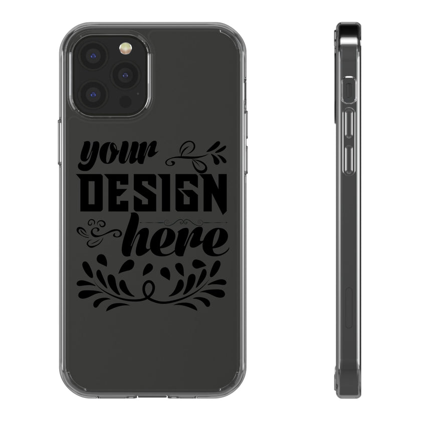 Customizable Clear Phone Case Slim Lightweight Scratch Resistant Protection