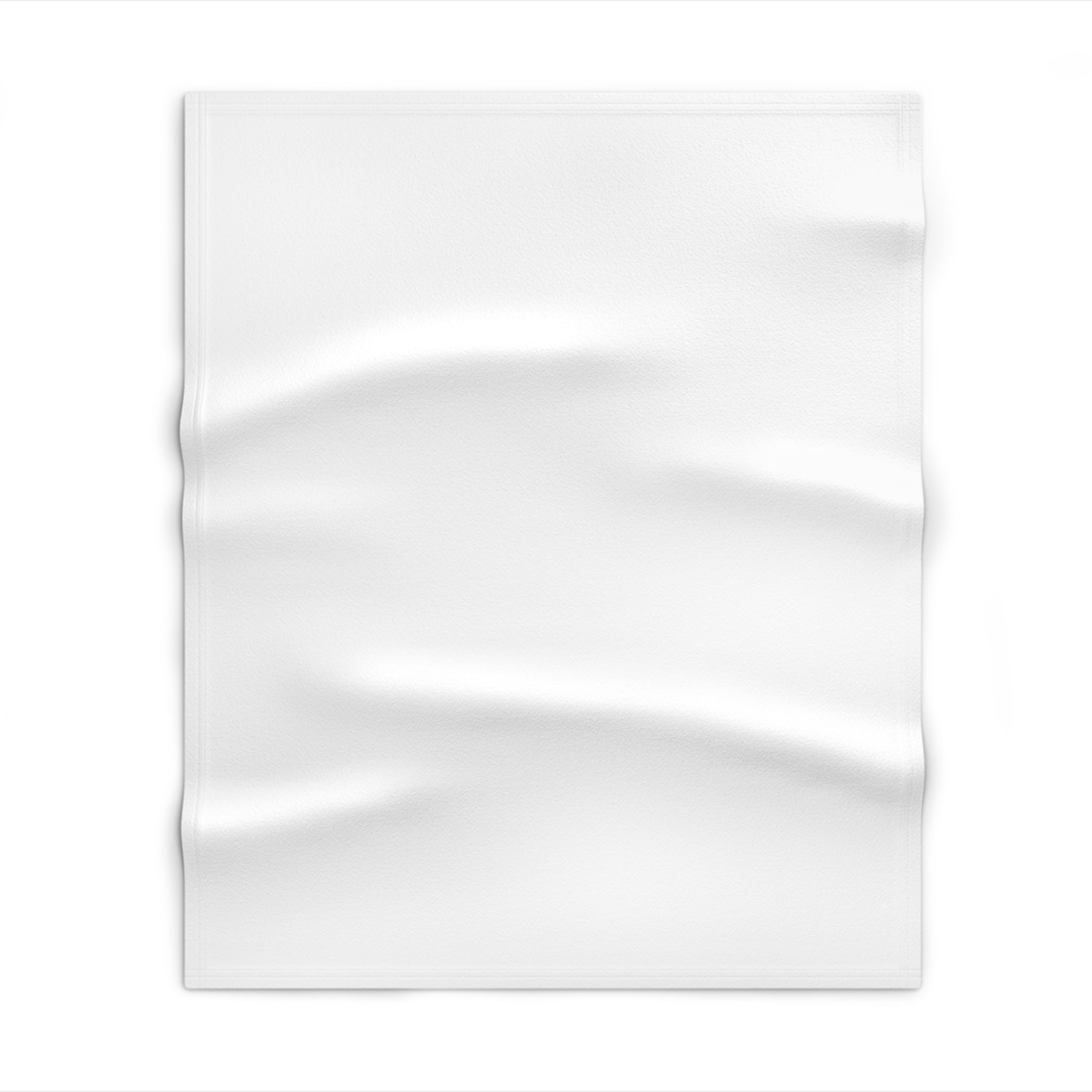 Customizable Throw Blanket Soft Fleece Polyester 50x60 Flat Folded Edge