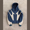 Nameria Unisex 3D Effect Zip Hoodie Relaxed Fit