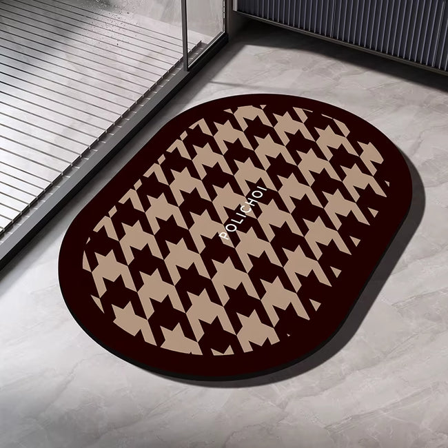 Nameria Quick Dry Diatom Bath Mat – Non Slip Absorbent Floor Mat