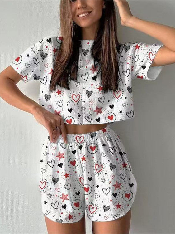 Nameria Women's Short Sleeve Pajama Set