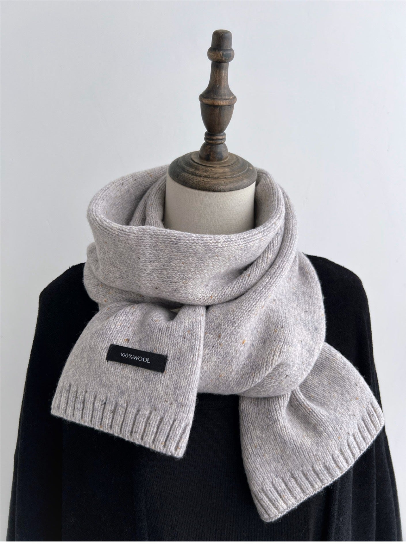 Nameria Merino Wool Knitted Winter Scarf