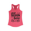 Customizable Next Level 1533 Womens Ideal Racerback Tank