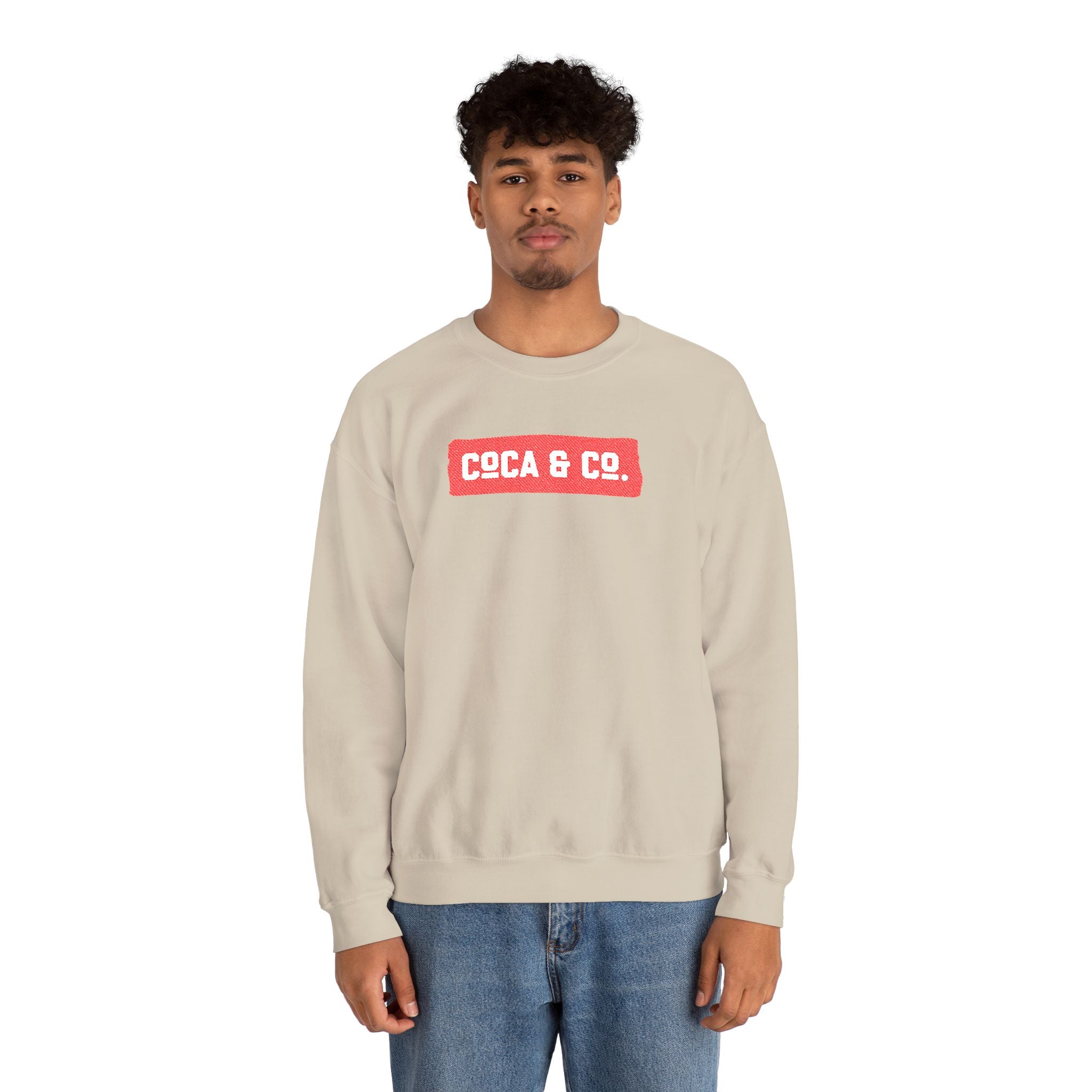 Gildan 18000 Unisex Crewneck Sweatshirt | Coca & Co Embroidery