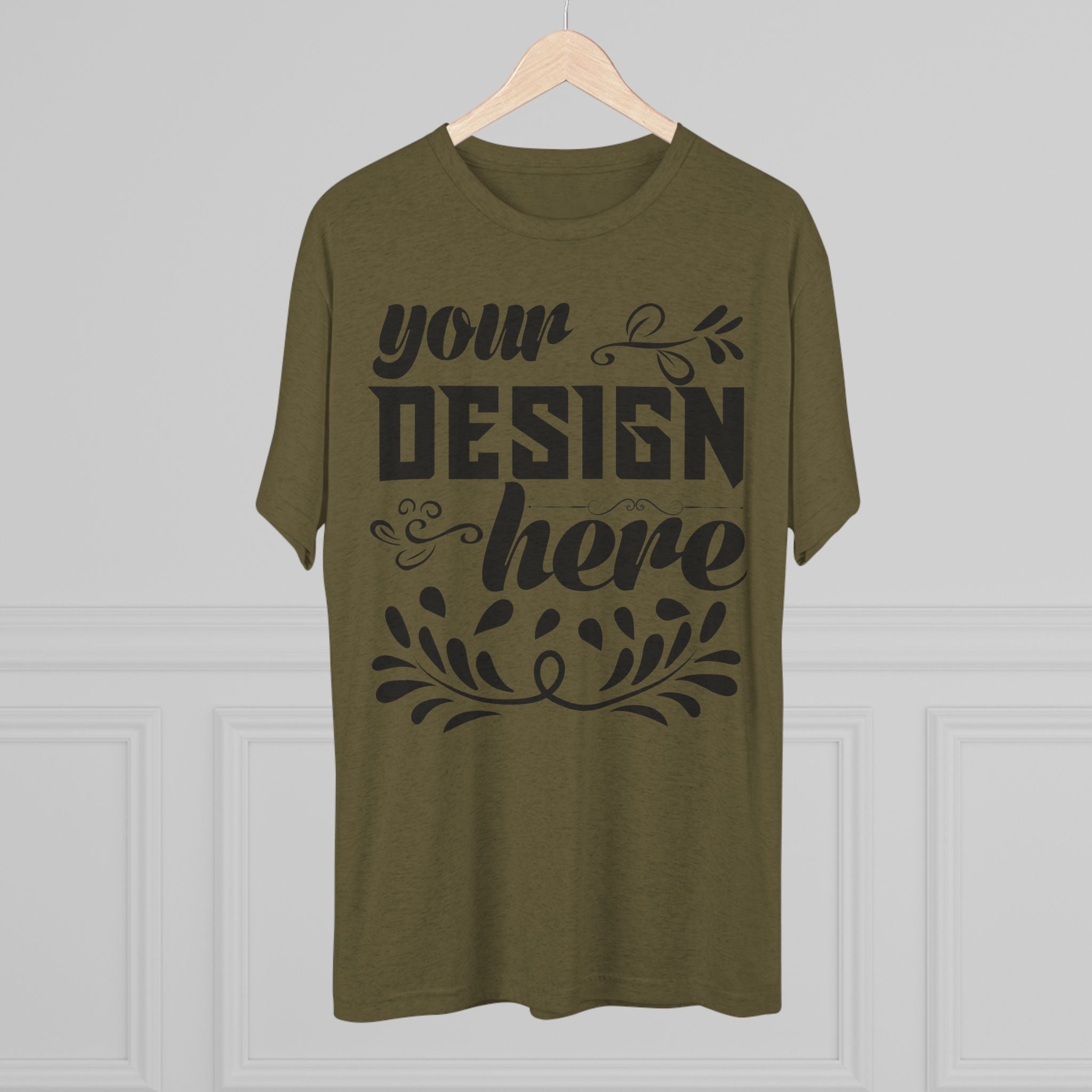 Customizable Next Level 6010 Unisex Tri-Blend Crew Neck T-Shirt