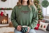 Unisex Garment-Dyed Sweatshirt with Consistency Wins Embroidery