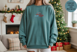 Unisex Garment-Dyed Sweatshirt with Forever Feels Right Embroidery