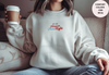 Unisex Garment-Dyed Sweatshirt with Forever Feels Right Embroidery