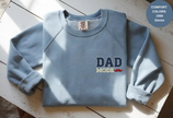 Unisex Garment-Dyed Sweatshirt with Dad Mode Embroidery